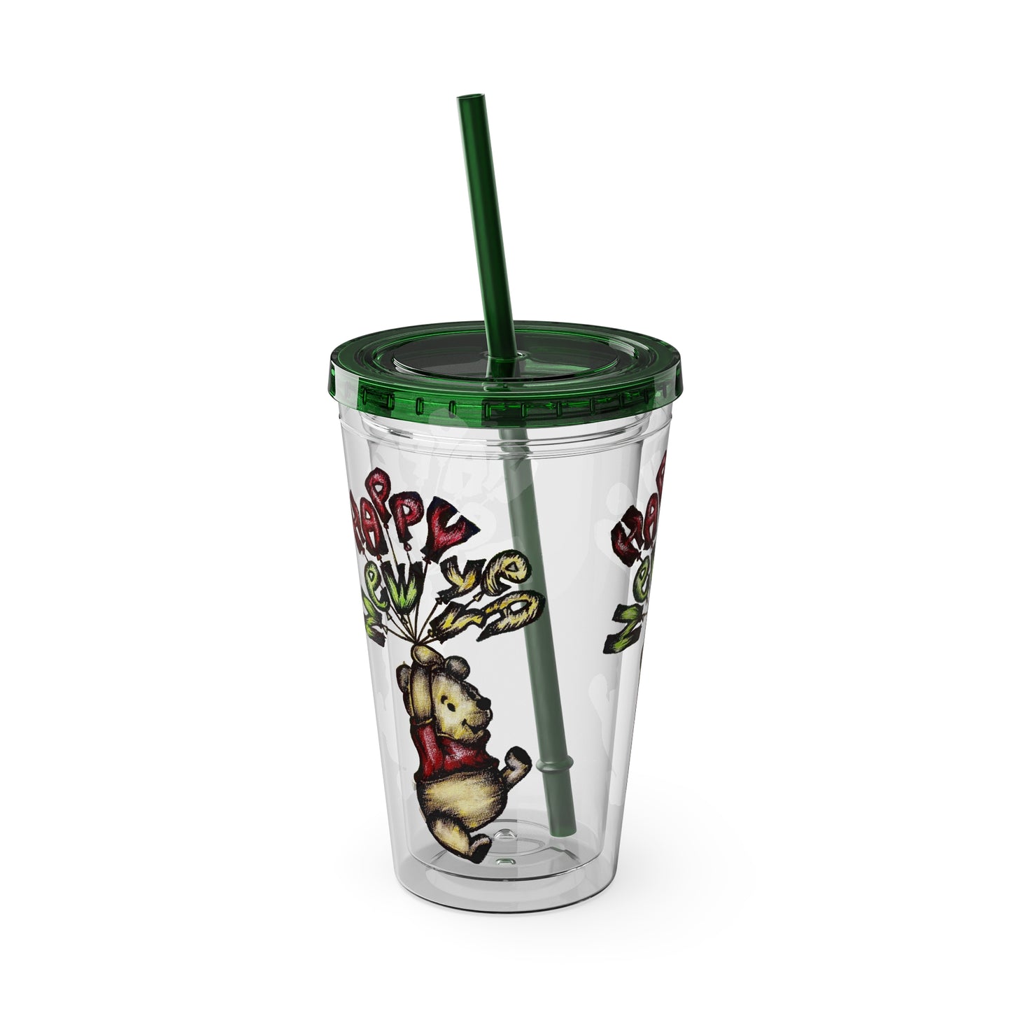 Sunsplash Tumbler with Straw, 16oz