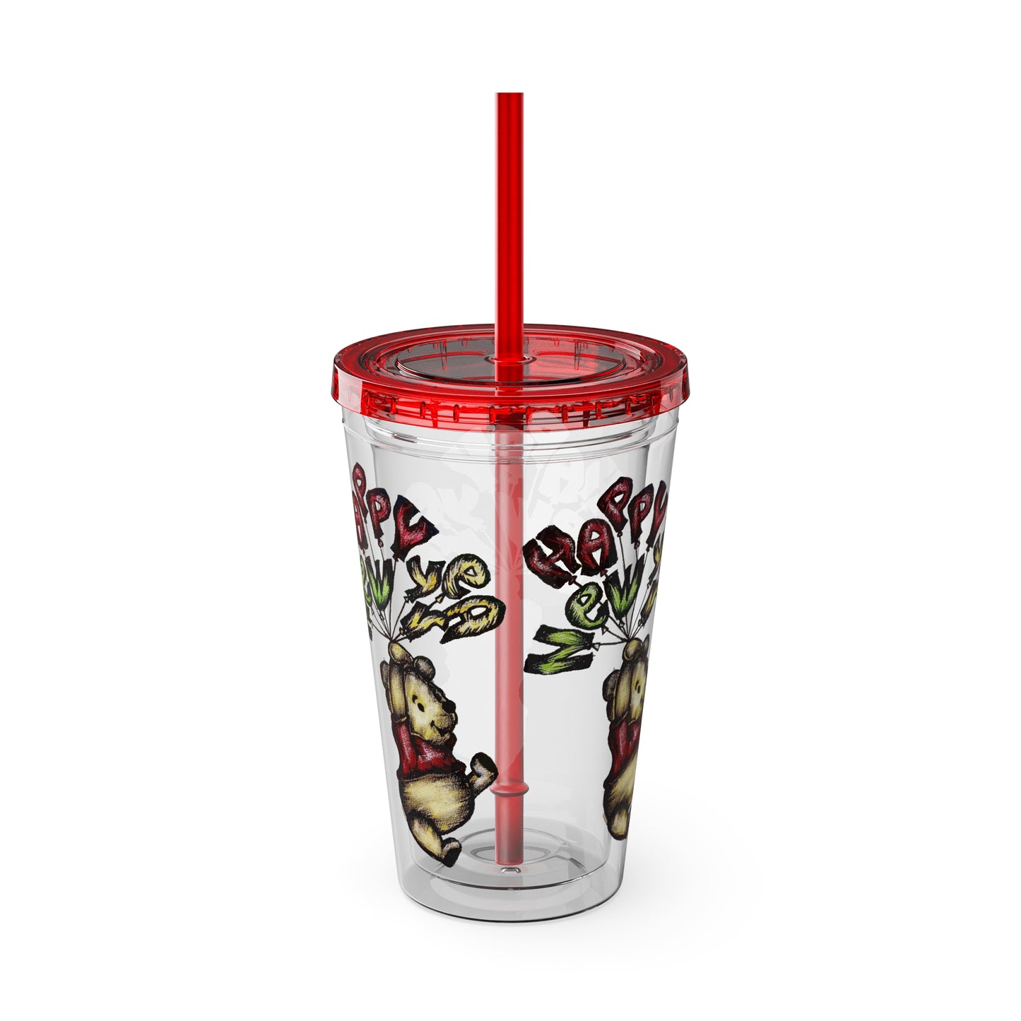 Sunsplash Tumbler with Straw, 16oz