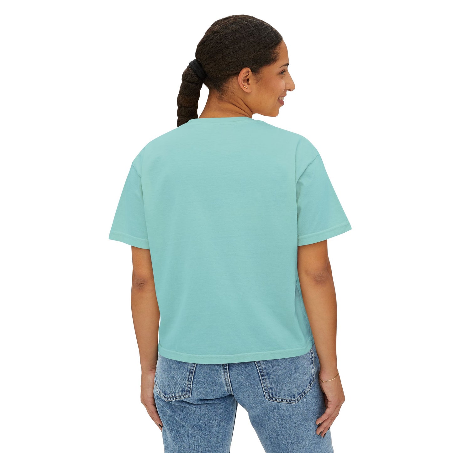 Mom Heartbeat Boxy Tee, Gift for Mom, Mother's Day Shirt, Family Love Tee, Cute Casual Wear, Heartbeat Graphic Top