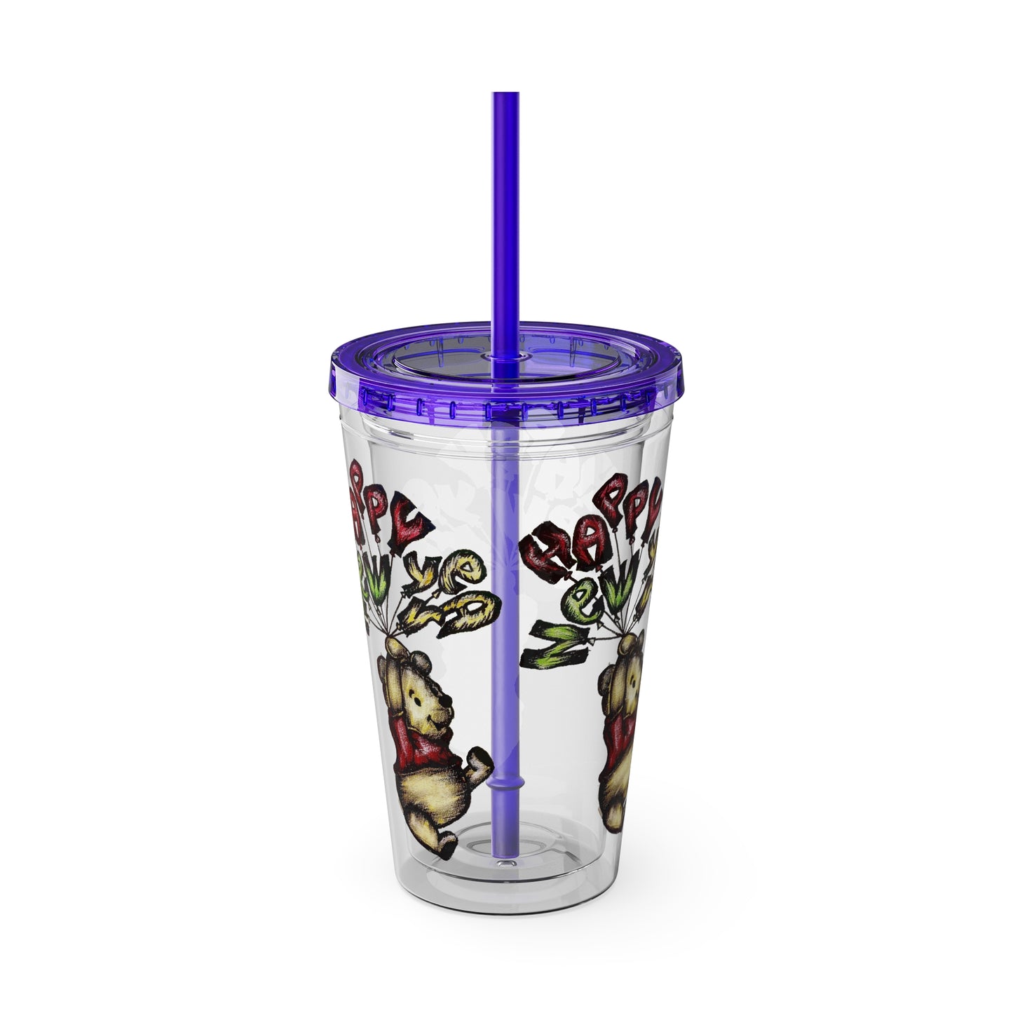 Sunsplash Tumbler with Straw, 16oz