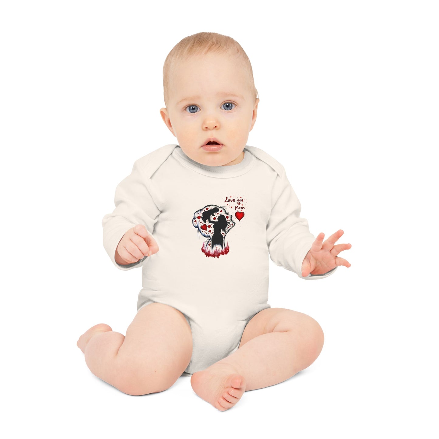 Baby Long-Sleeve Organic Bodysuit