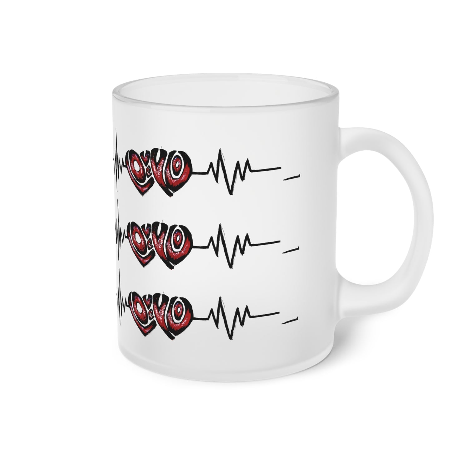Frosted Glass Mug