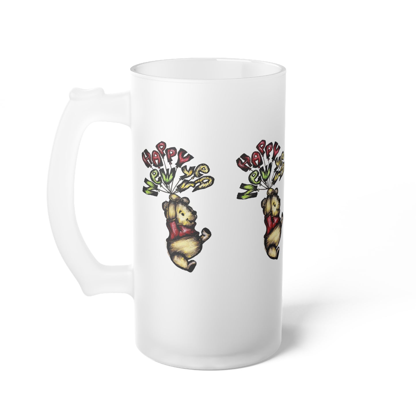 Frosted Glass Beer Mug