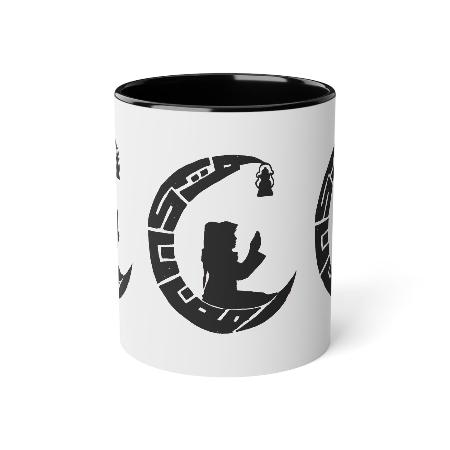 White Accent Mug, 11oz