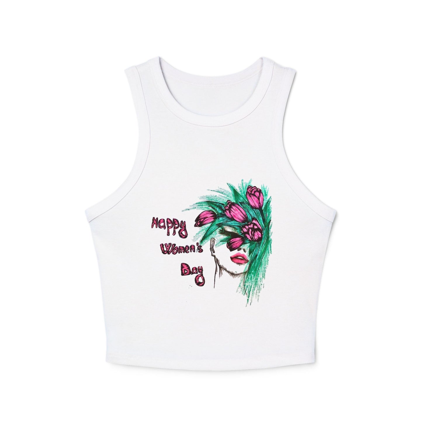 Women's Micro Rib Racer Tank Top