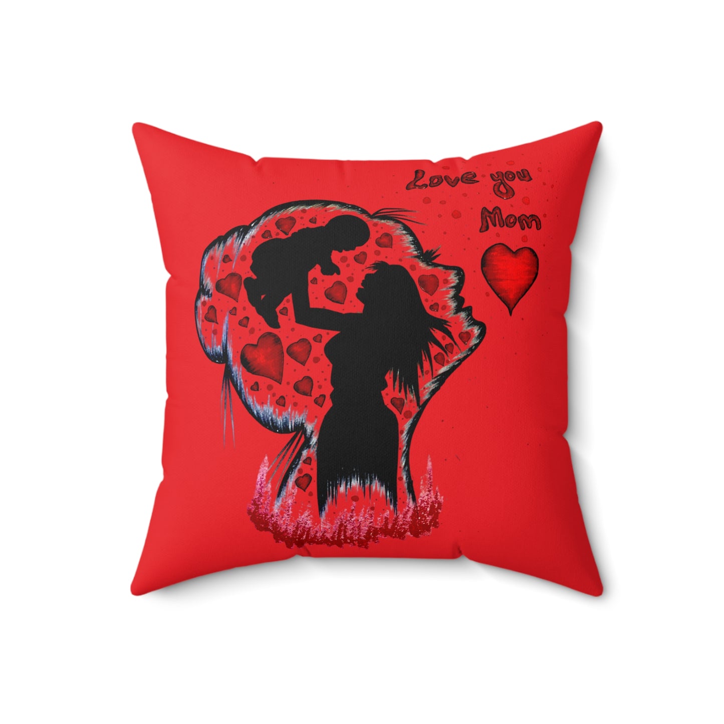Spun Polyester Square Pillow