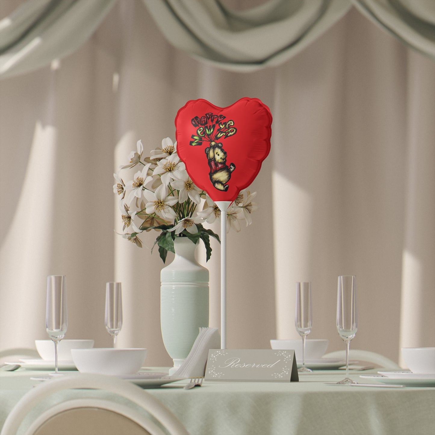 Balloons (Round and Heart-shaped), 6"