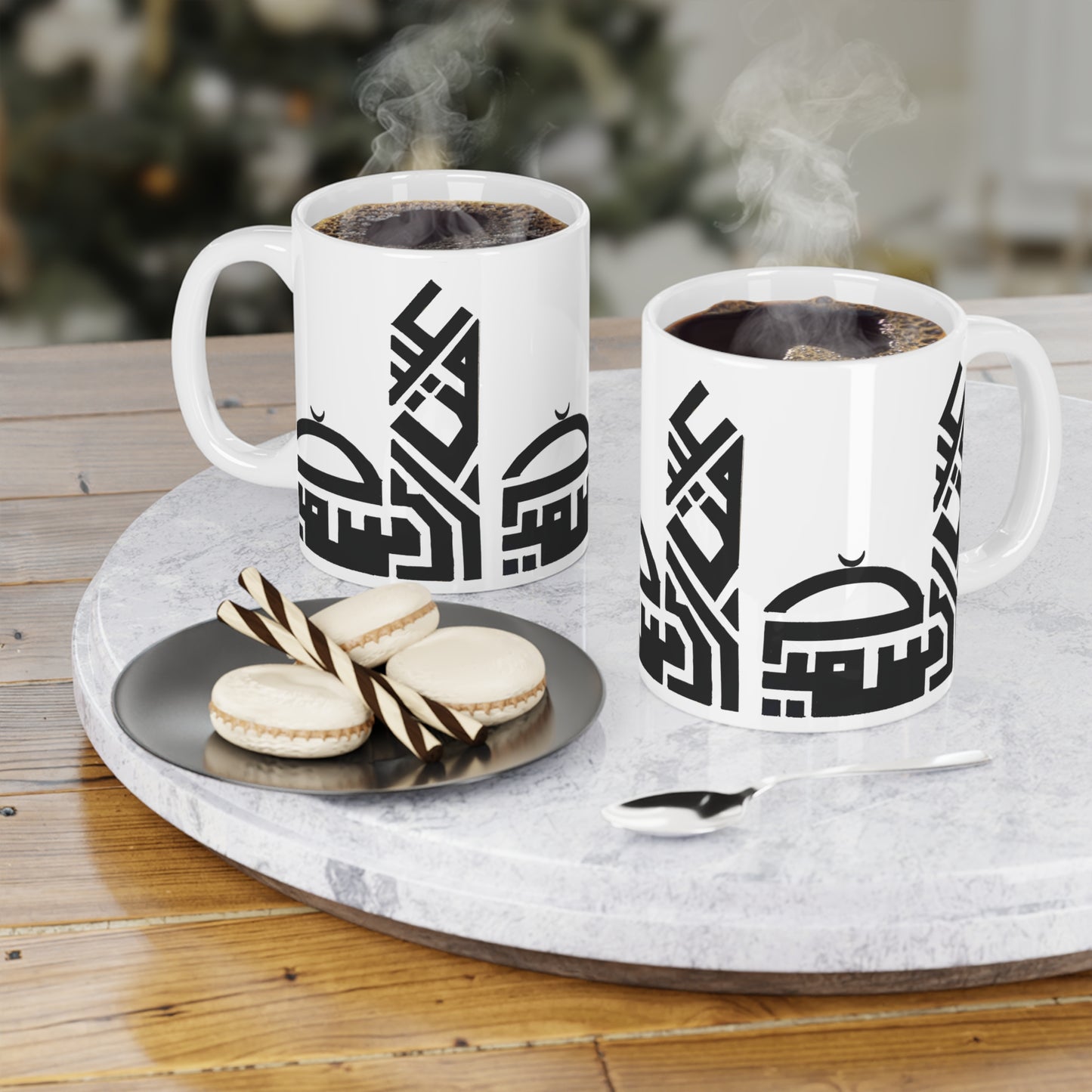 Elegant Arabic Calligraphy Ceramic Mug - Perfect for Coffee Lovers