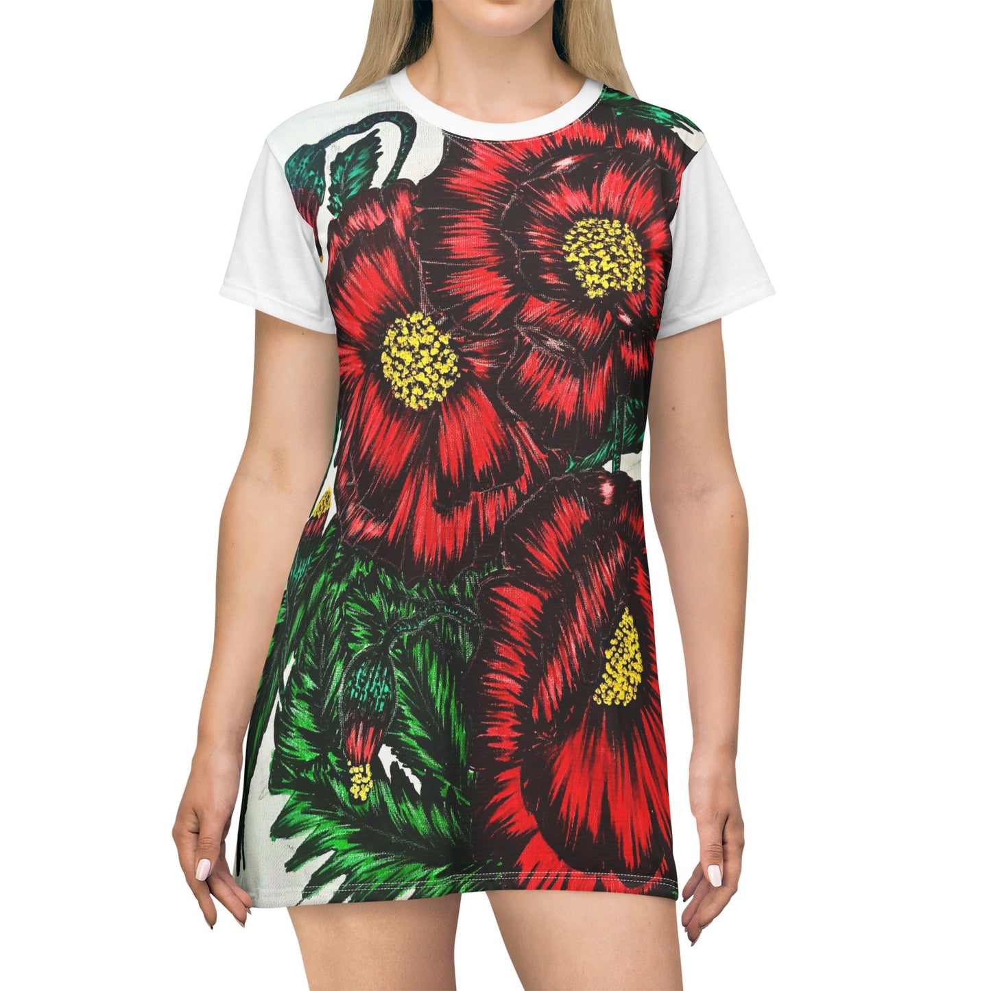 T-Shirt Dress (AOP)