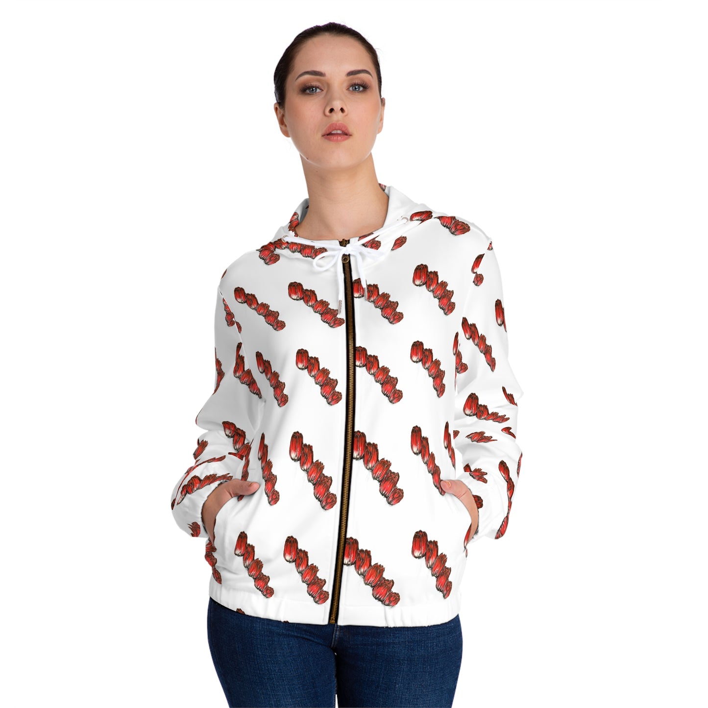 Women’s Full-Zip Hoodie (AOP)