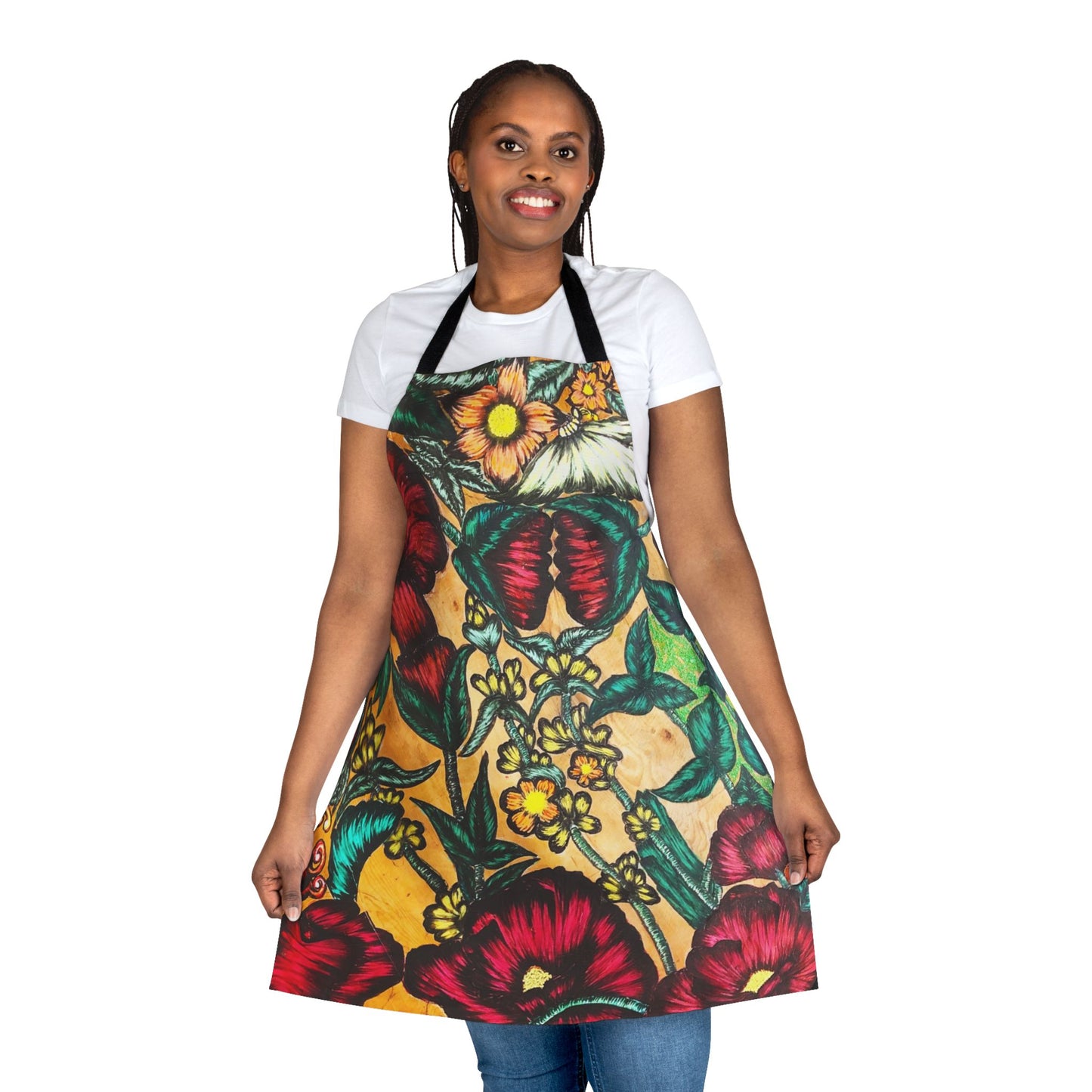 Apron, 5-Color Straps (AOP)