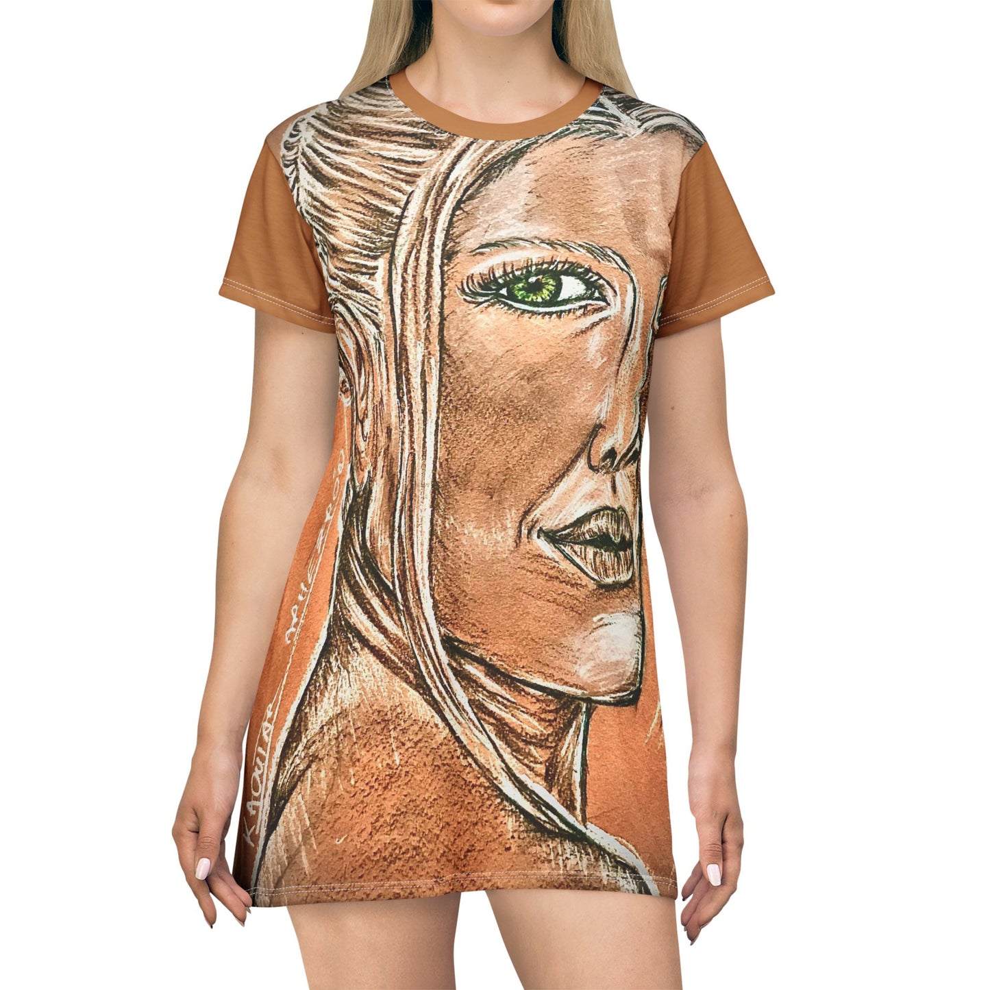 T-Shirt Dress (AOP)