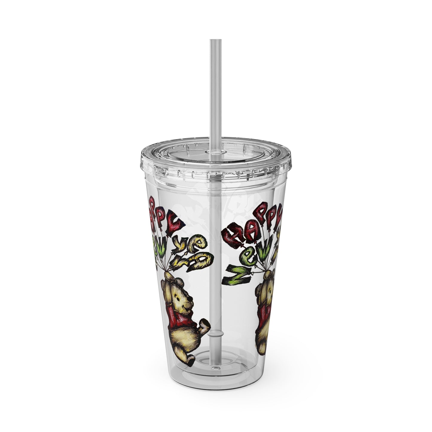 Sunsplash Tumbler with Straw, 16oz