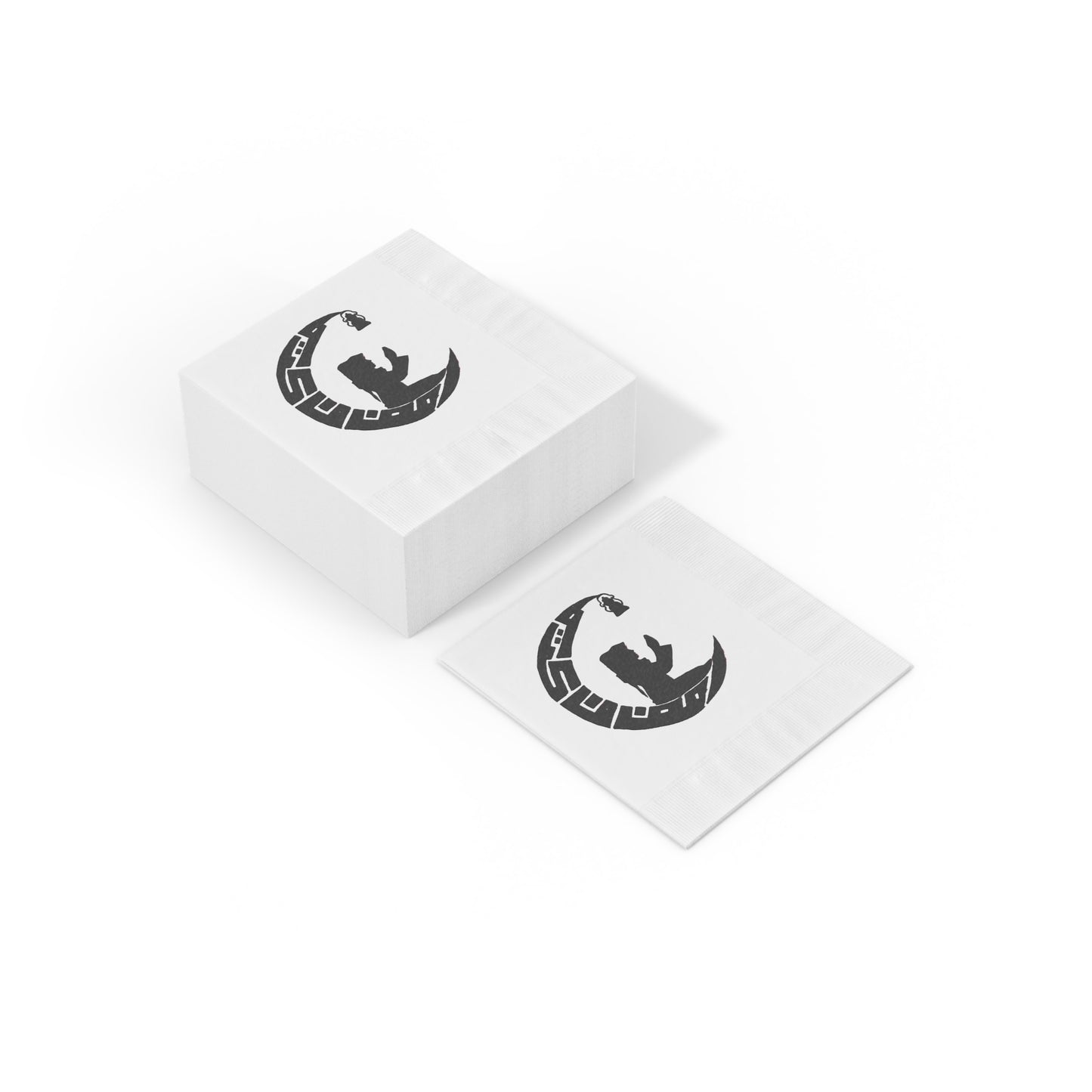 White Coined Napkins
