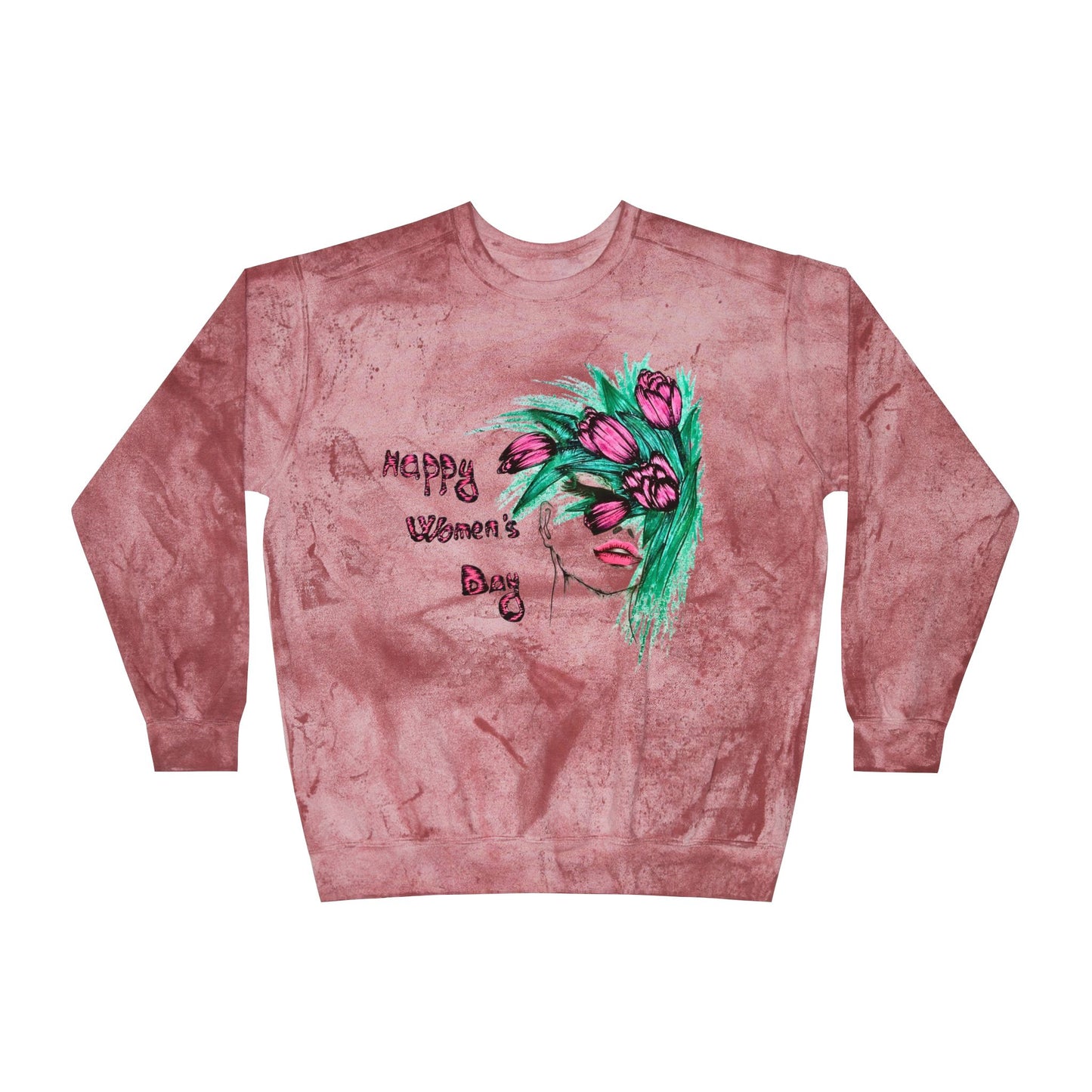 Unisex Color Blast Crewneck Sweatshirt