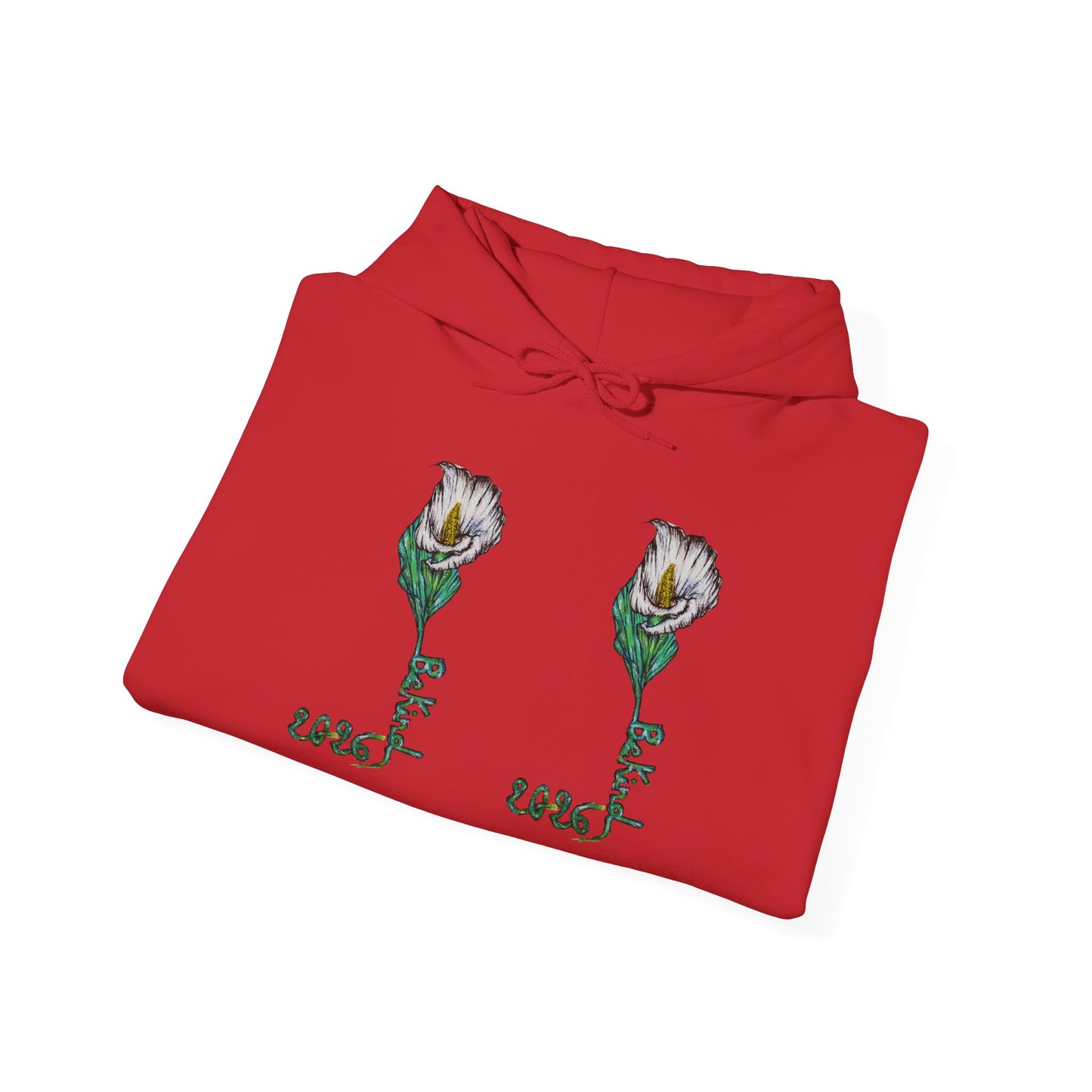 Botanical Rose Hoodie - Unisex Heavy Blend™ Sweatshirt