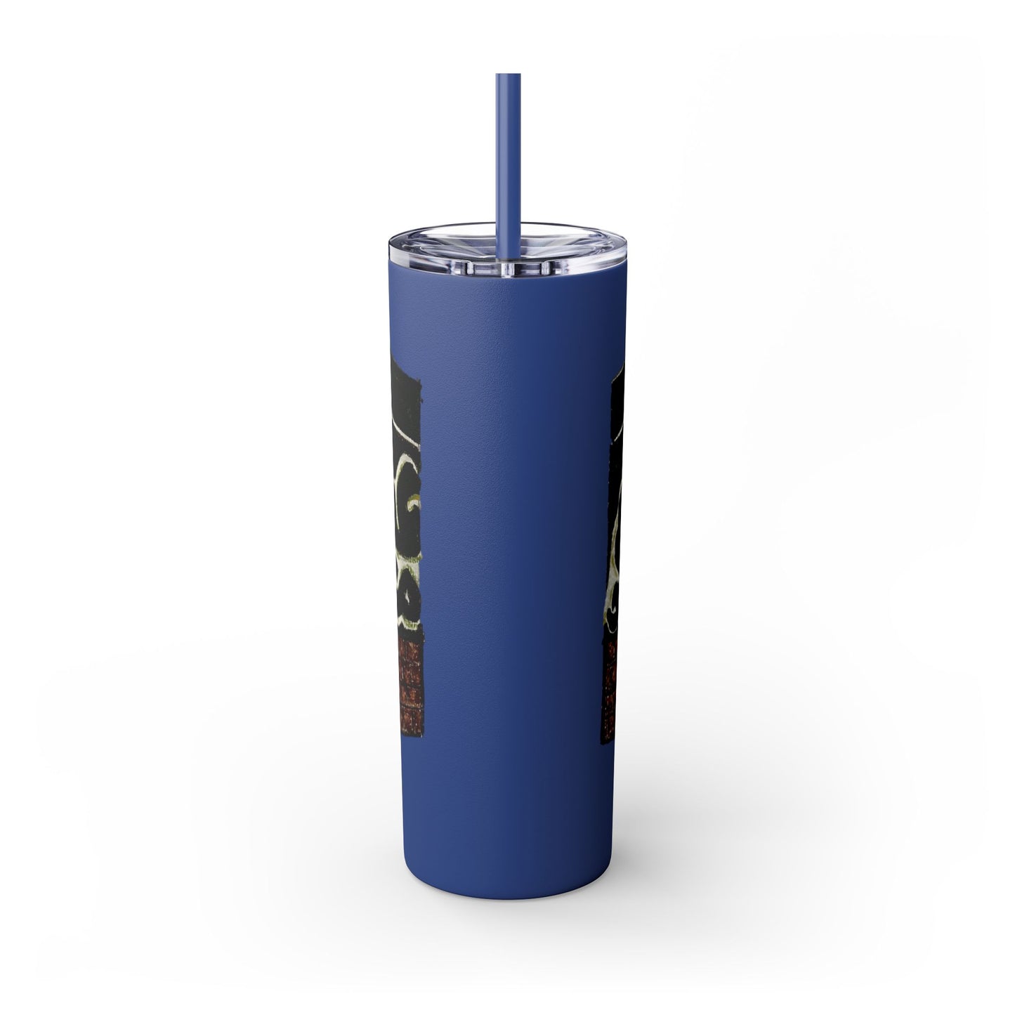 Islamic Skinny Tumbler with Straw - 20oz, Elegant Calligraphy Design