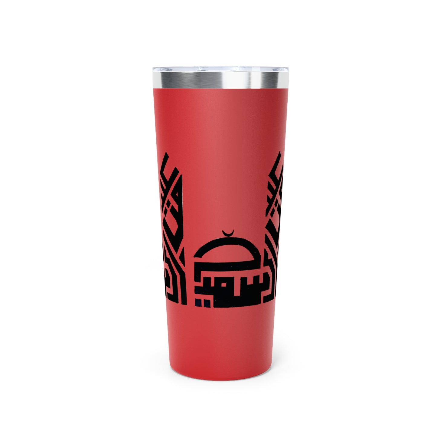 Inspirational Copper Vacuum Insulated Tumbler - 22oz | Stylish Black and White Design for Everyday Use