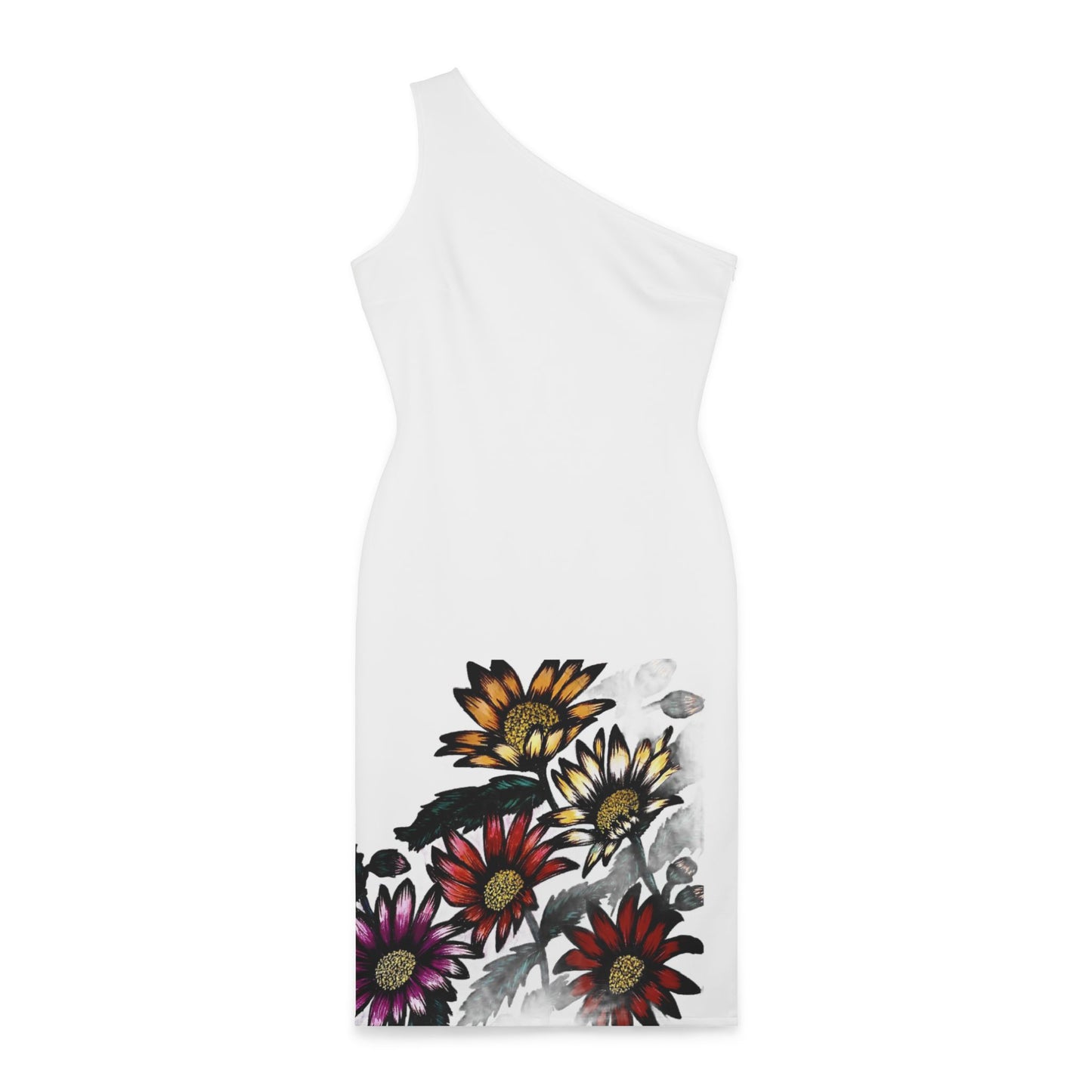 Shoulder Dress (AOP)