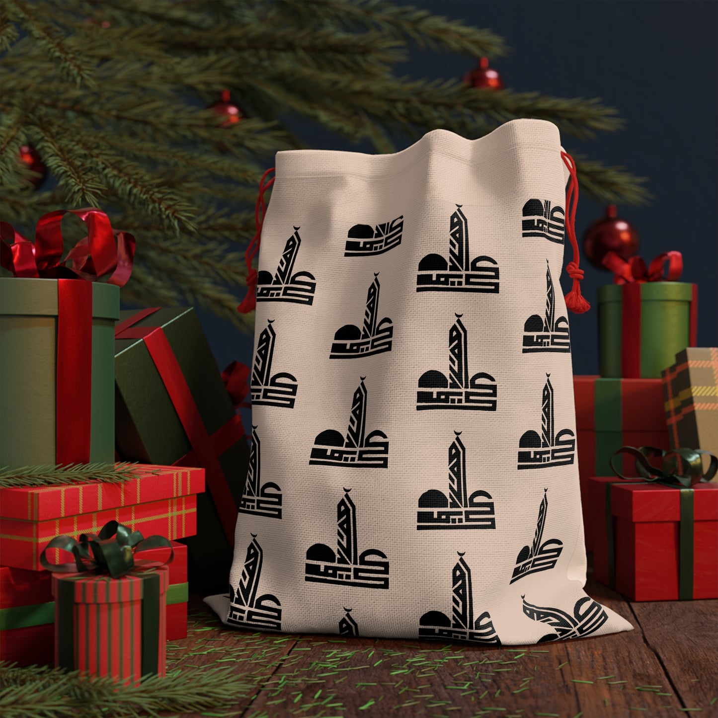 Stylish Gift Bag with Modern Geometric Design | Ideal for Holidays & Celebrations