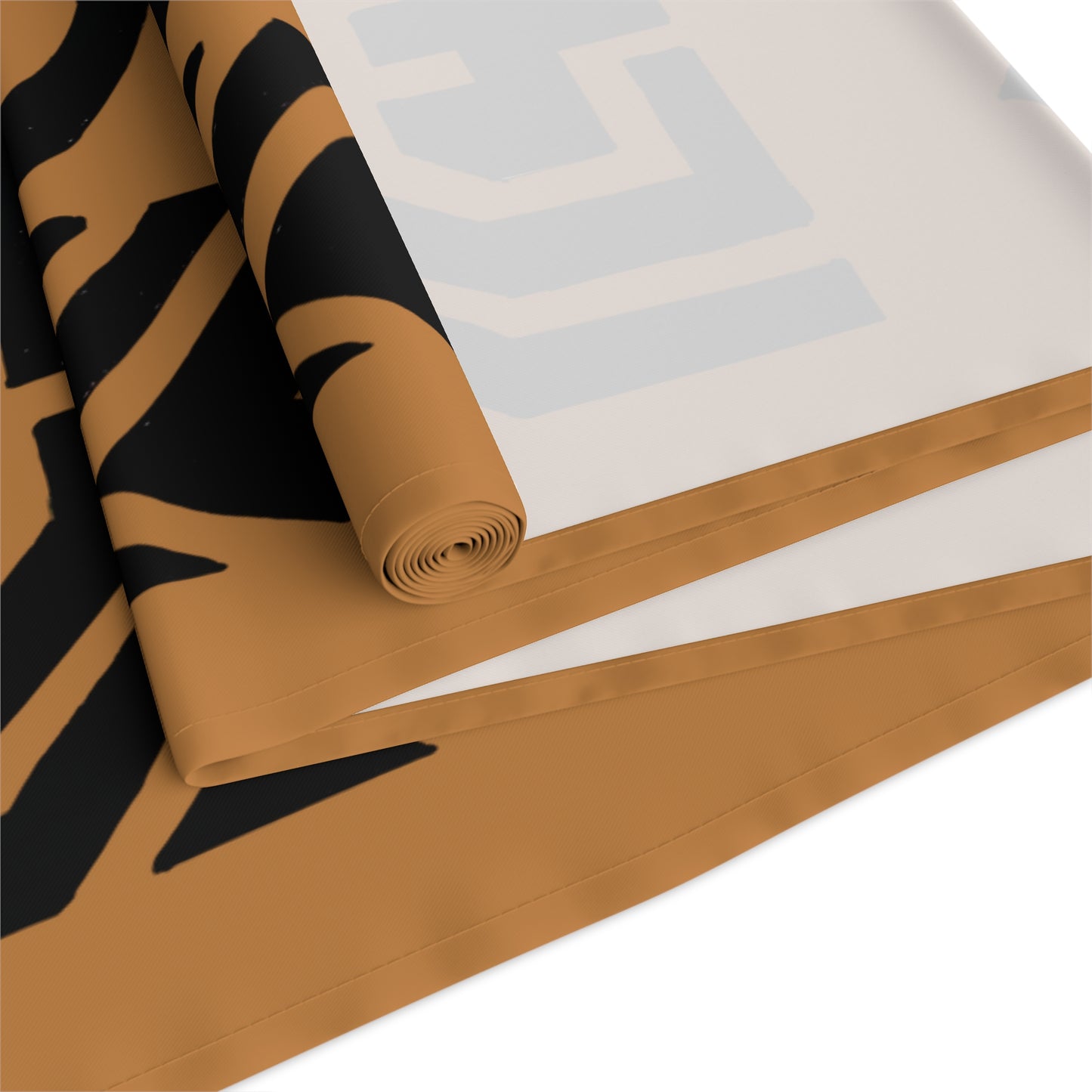 Modern Islamic Design Table Runner - Elegant Cotton & Poly Home Decor