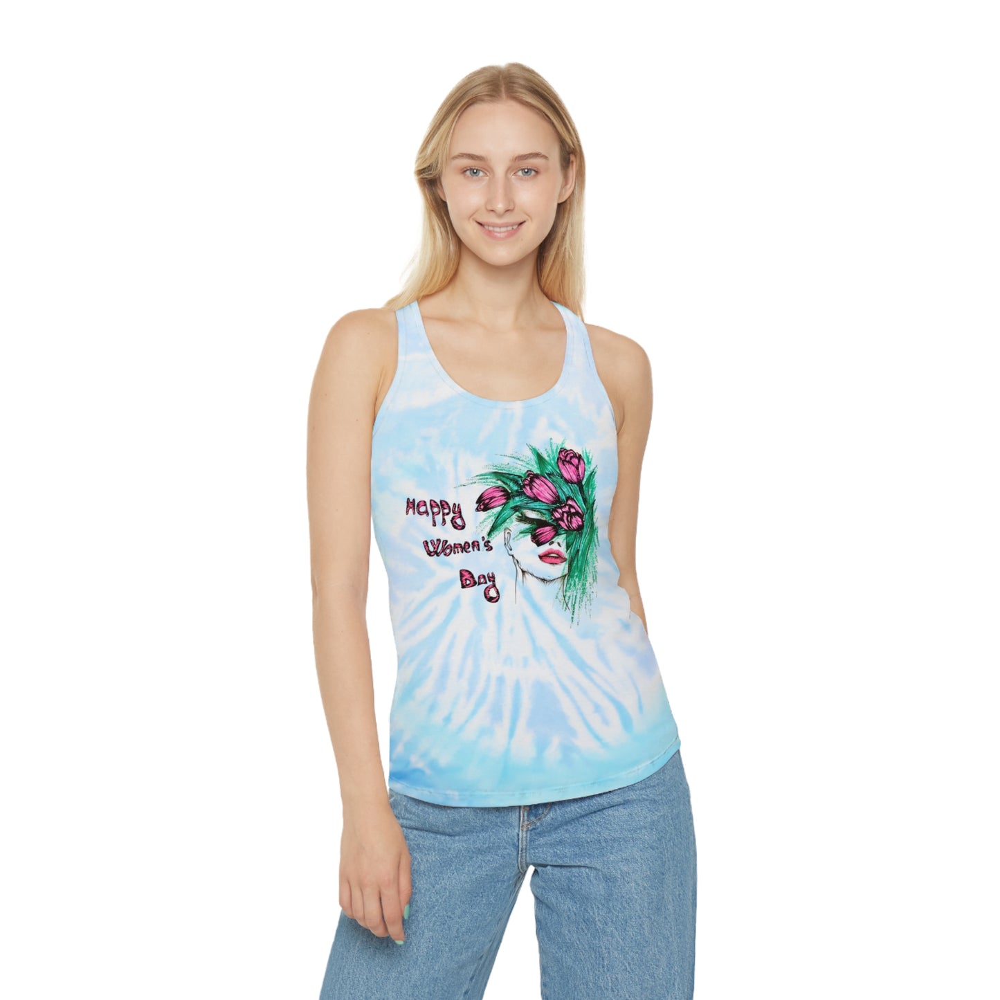 Tie Dye Racerback Tank Top