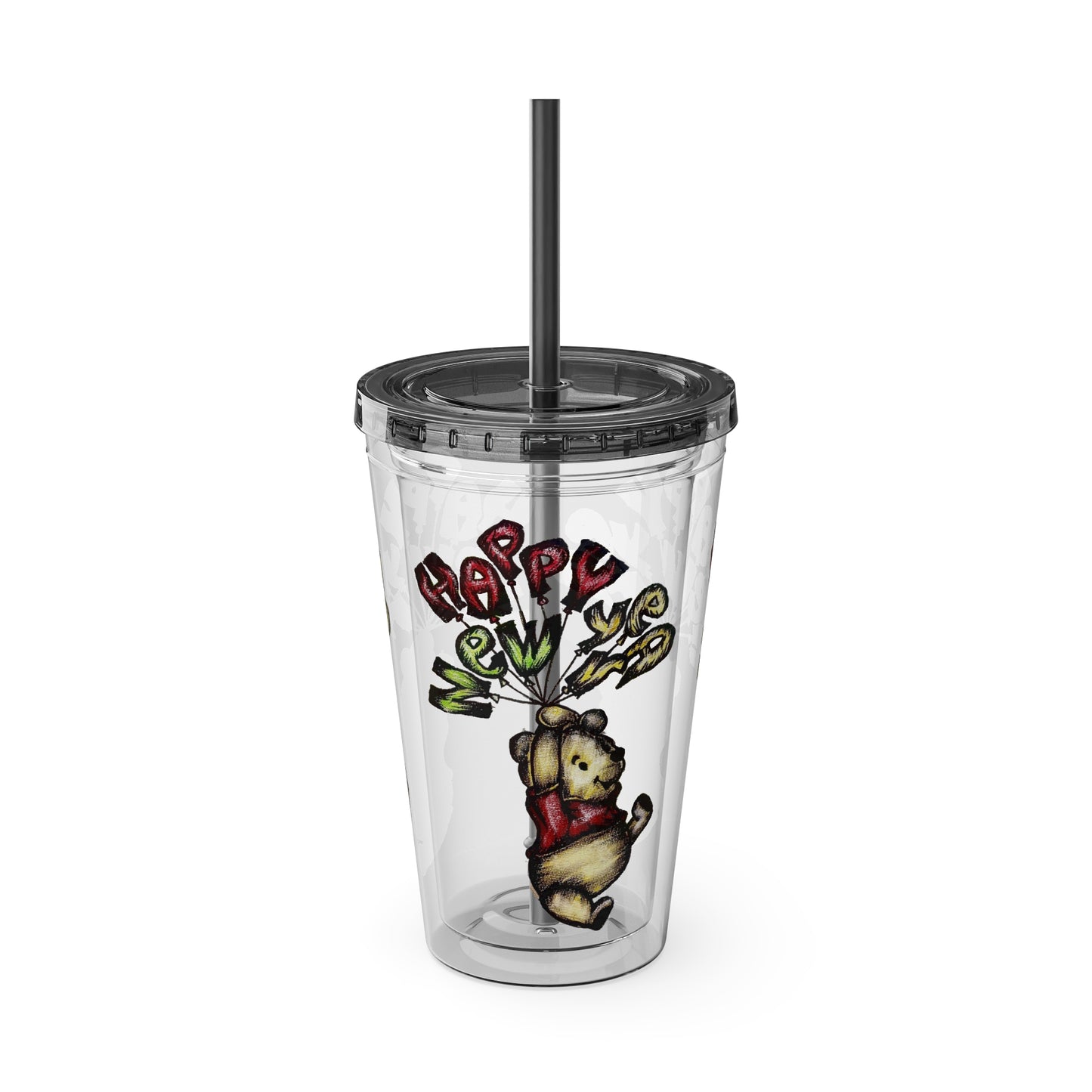 Sunsplash Tumbler with Straw, 16oz