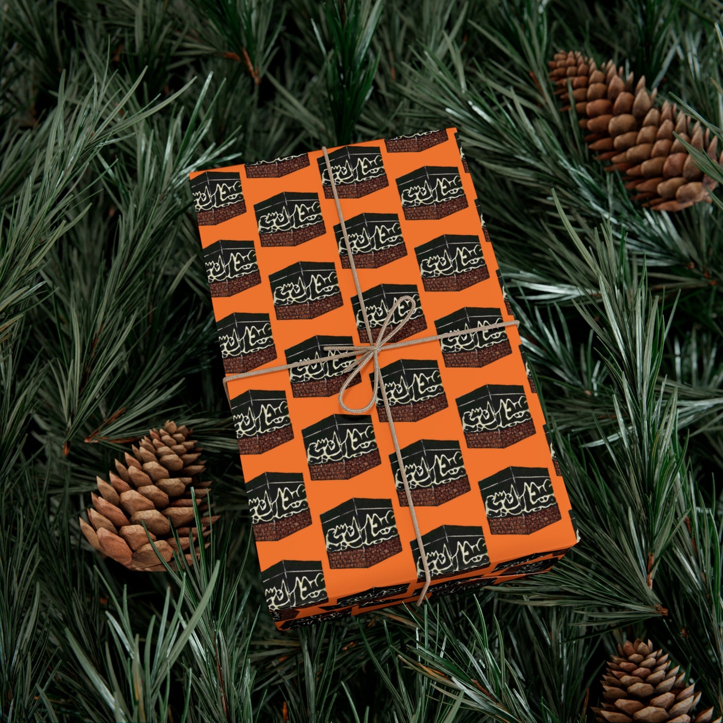 Halloween Gift Wrap Papers with Spooky Pattern