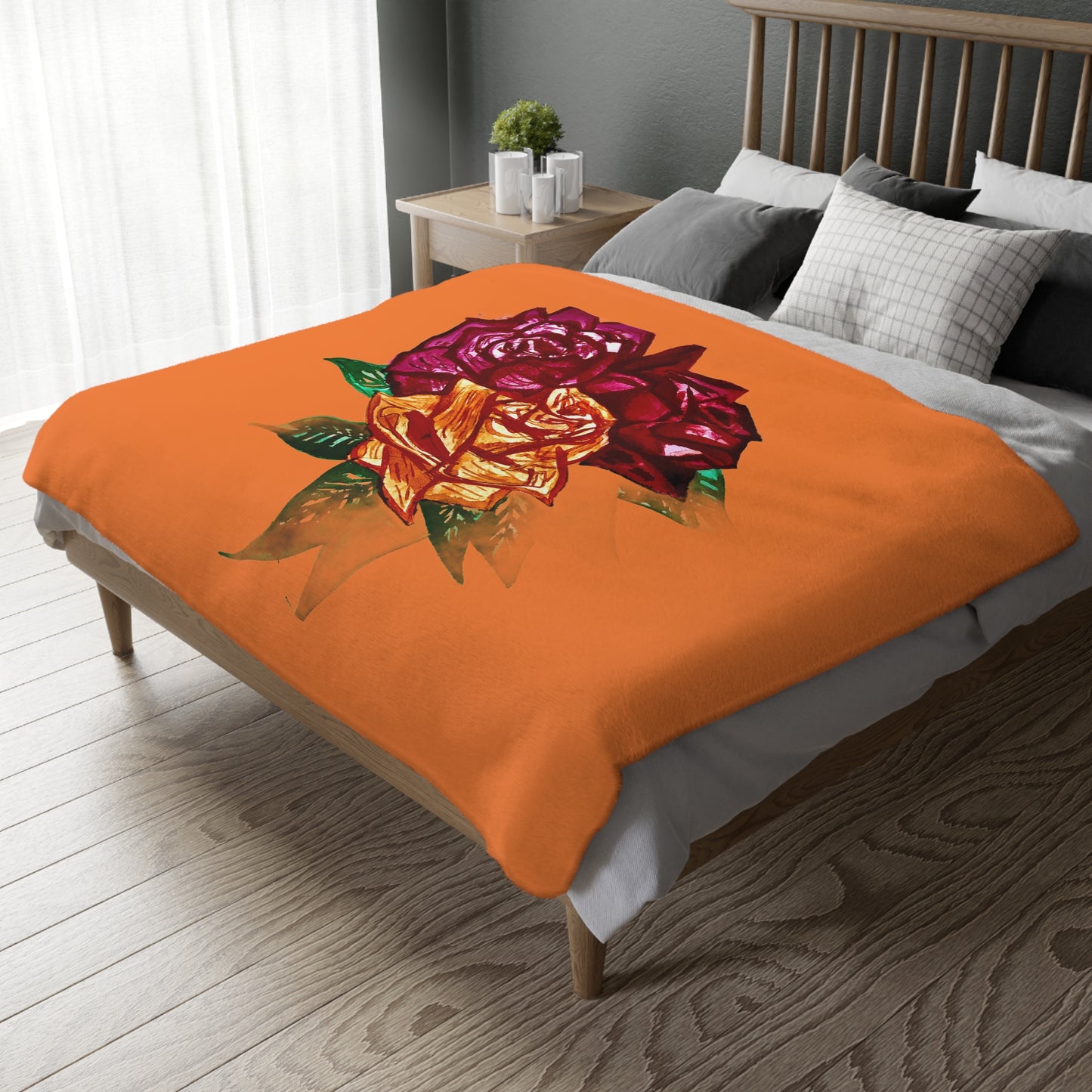 Velveteen Microfiber Blanket (Two-sided print)