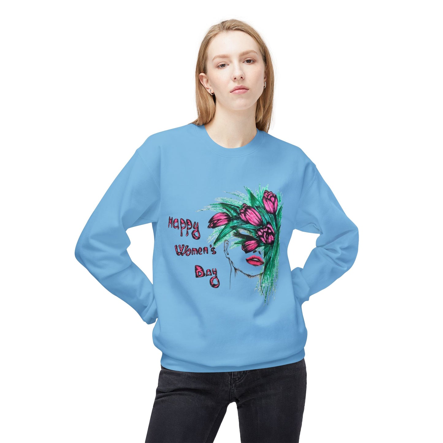 Unisex Midweight Softstyle Fleece Crewneck Sweatshirt