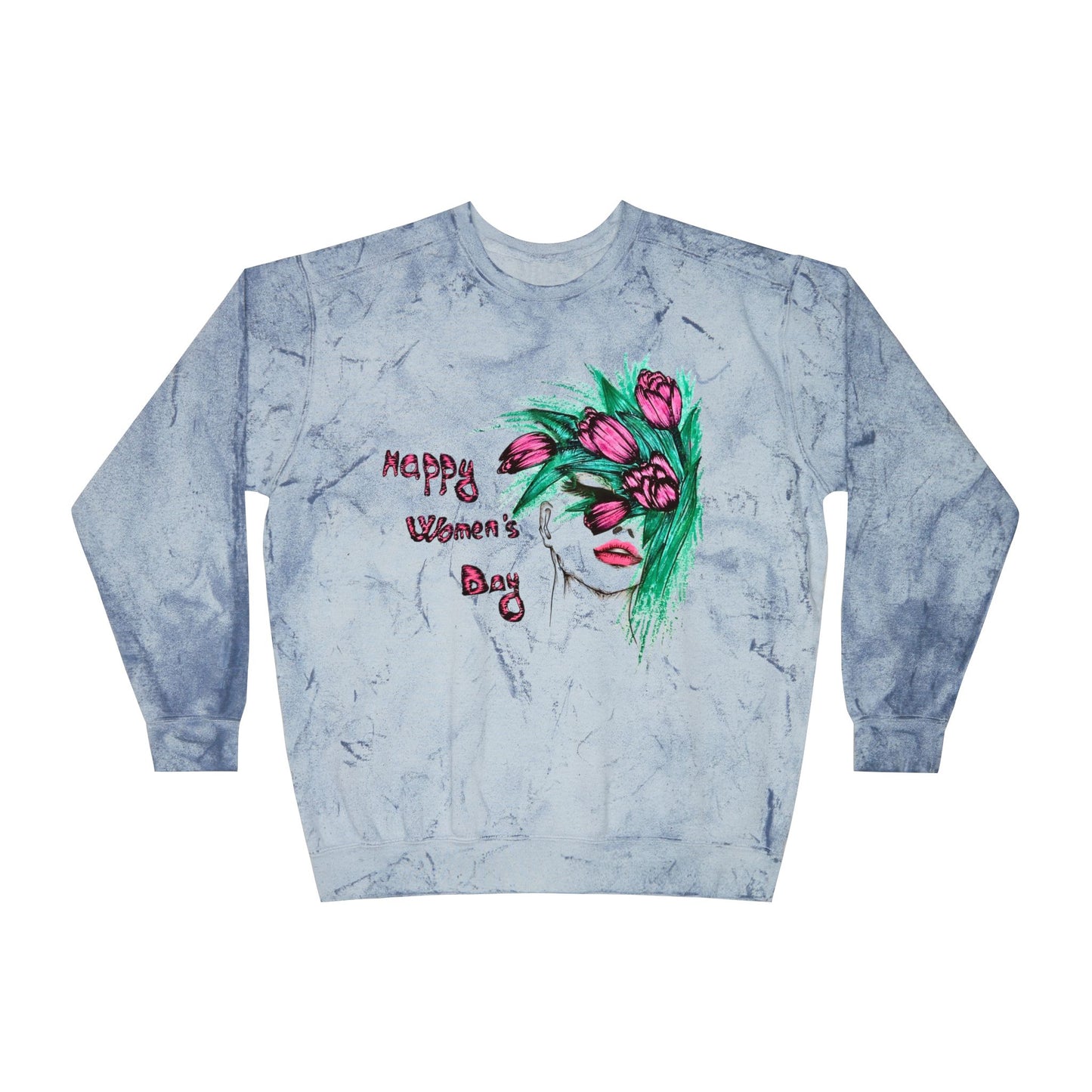 Unisex Color Blast Crewneck Sweatshirt