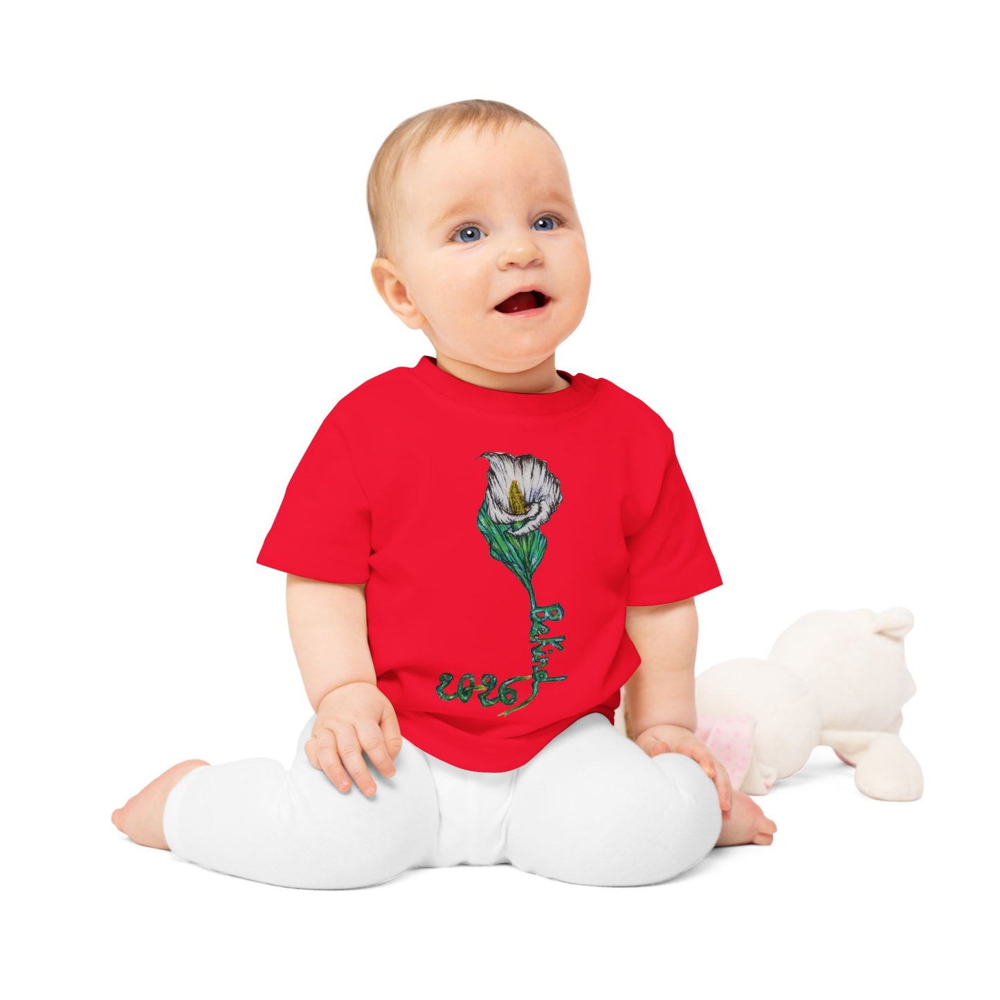 Be Kind Baby T-Shirt - Cute Floral Design for Little Ones