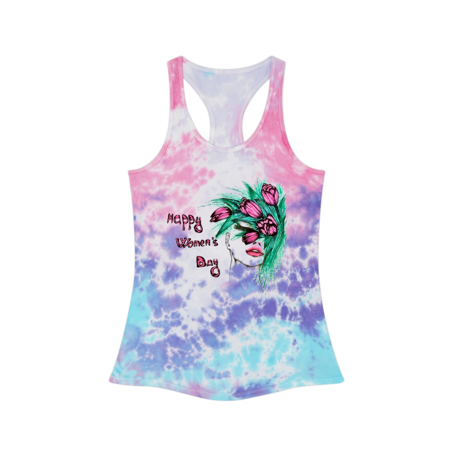 Tie Dye Racerback Tank Top