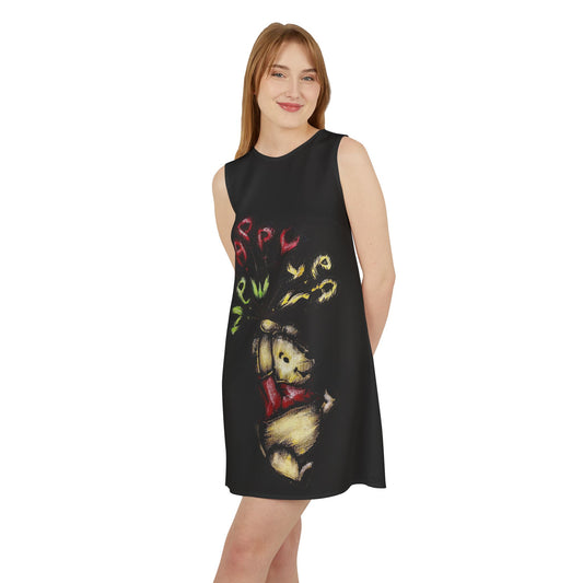 A-line Sleeveless Dress (AOP)