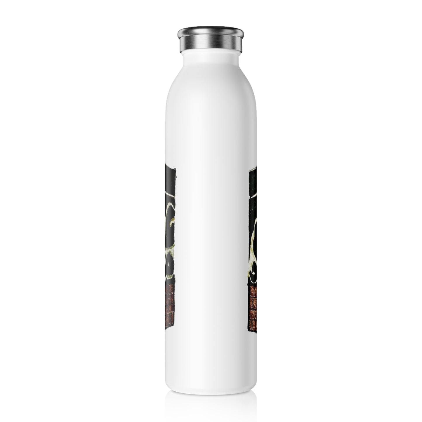 Artistic Slim Water Bottle - Stylish & Functional Hydration for Every Adventure