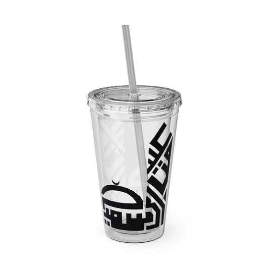 Sunsplash Tumbler with Straw, 16oz