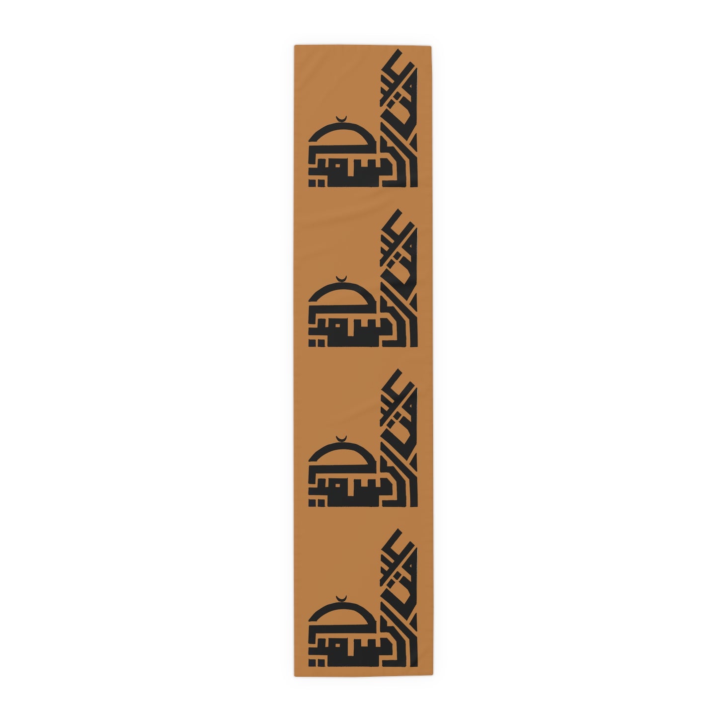 Modern Islamic Design Table Runner - Elegant Cotton & Poly Home Decor