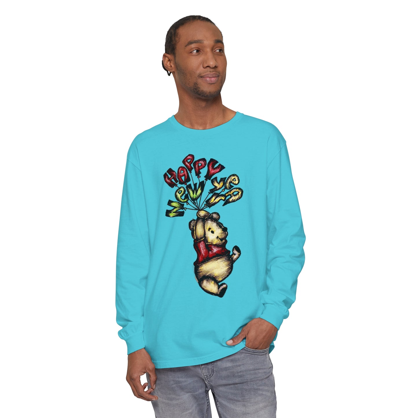 Unisex Garment-dyed Long Sleeve T-Shirt
