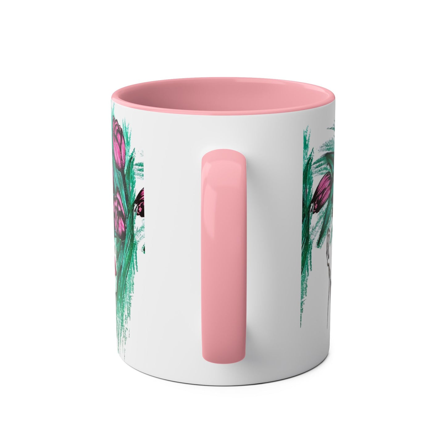 Two-Tone Coffee Mugs, 11oz