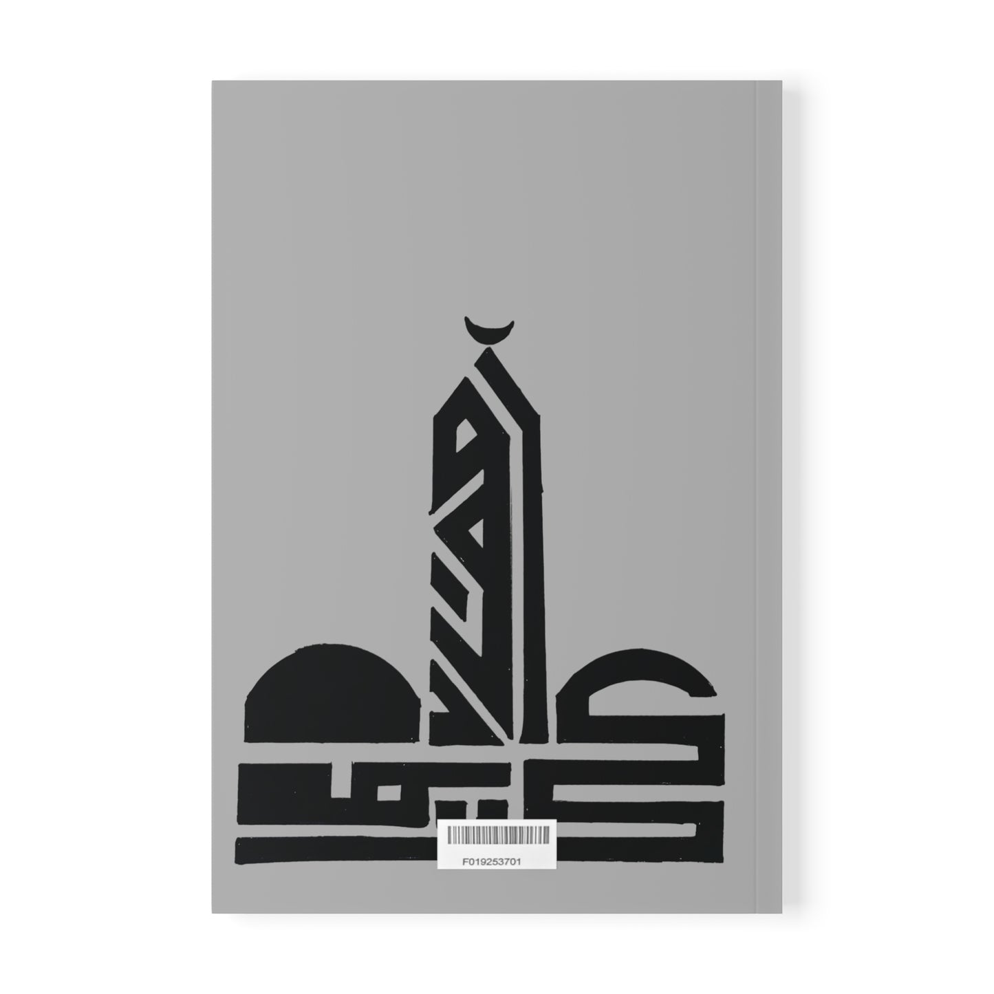 Elegant A5 Softcover Notebook with Calligraphic Design