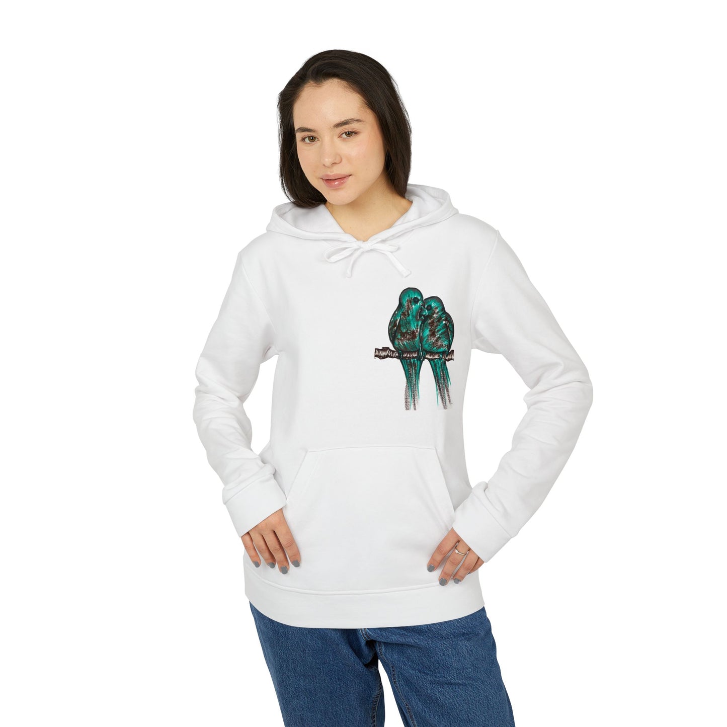 adidas® Unisex Fleece Hoodie