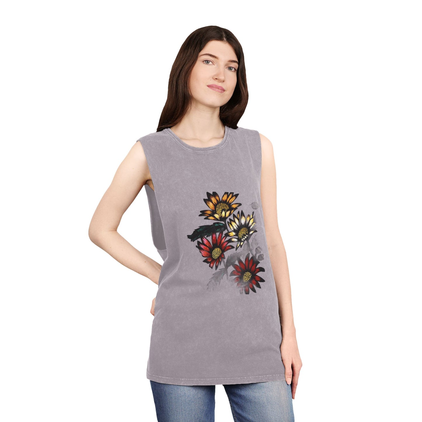 Unisex Stonewash Tank Top