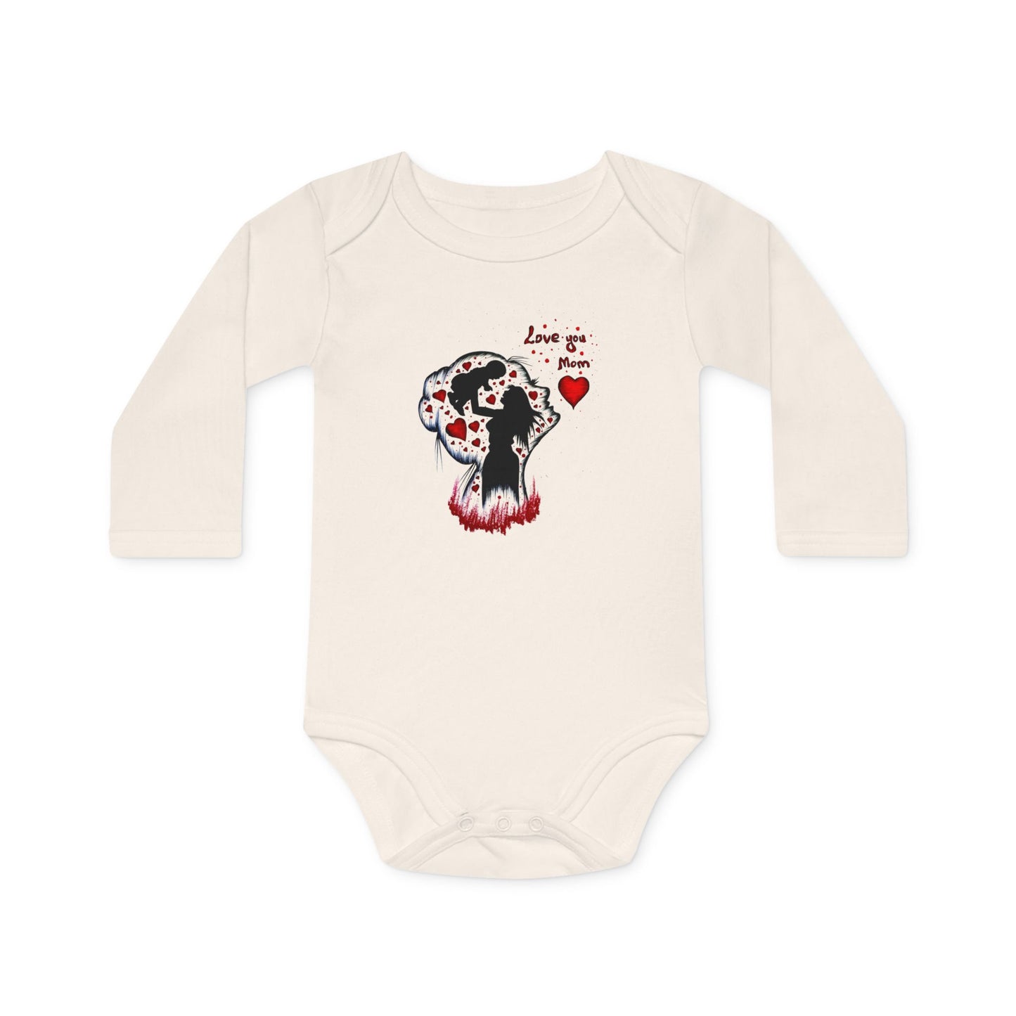 Baby Long-Sleeve Organic Bodysuit