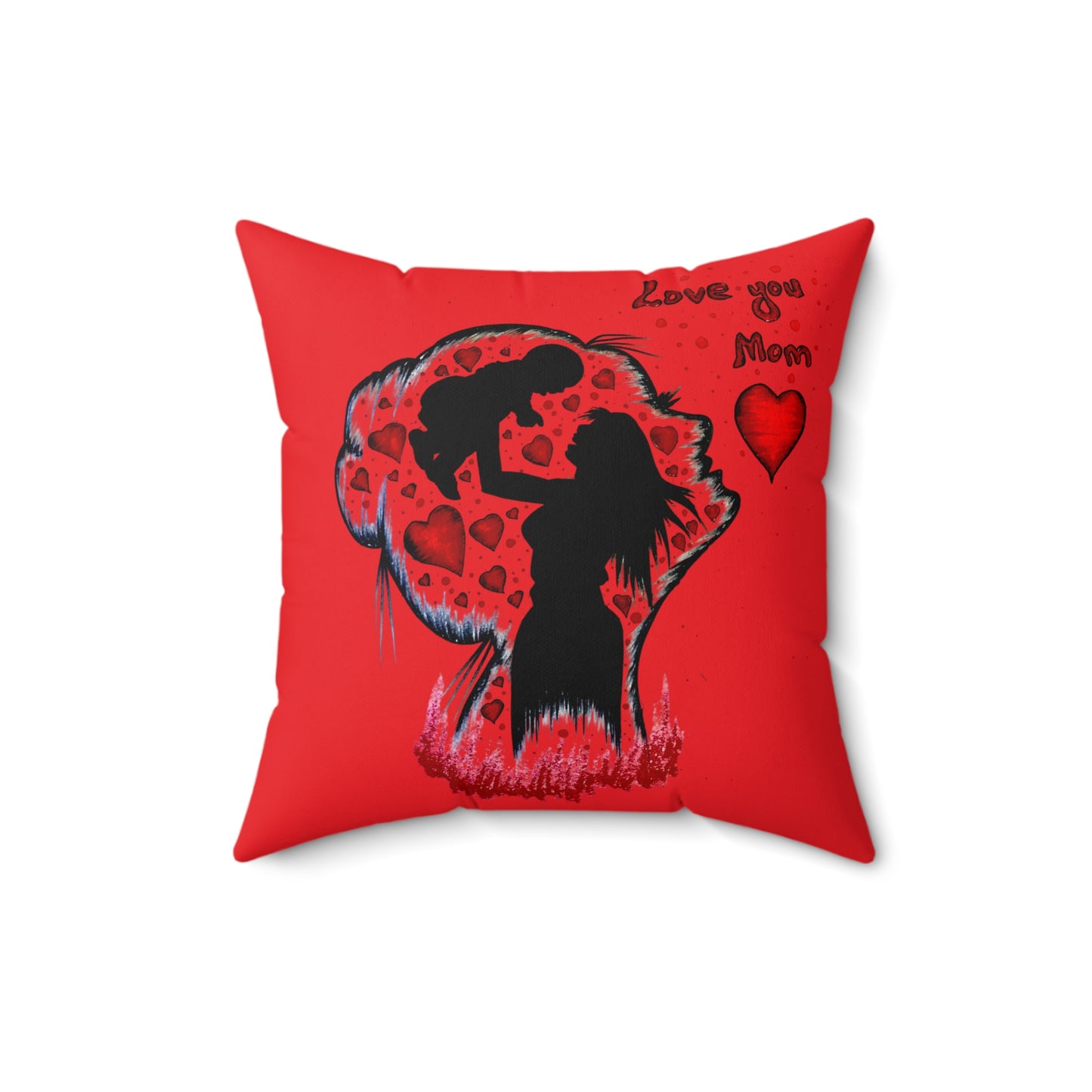Spun Polyester Square Pillow