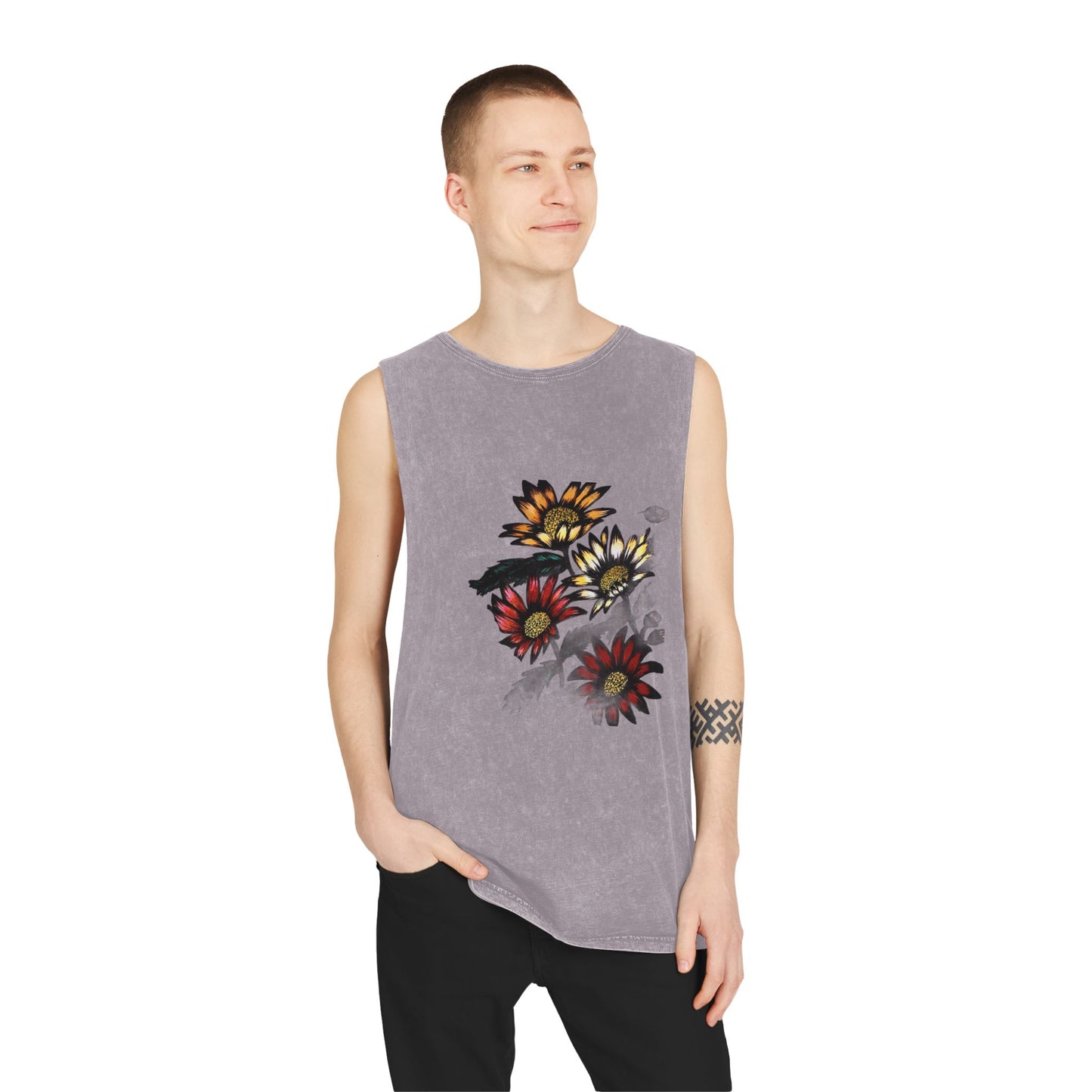 Unisex Stonewash Tank Top