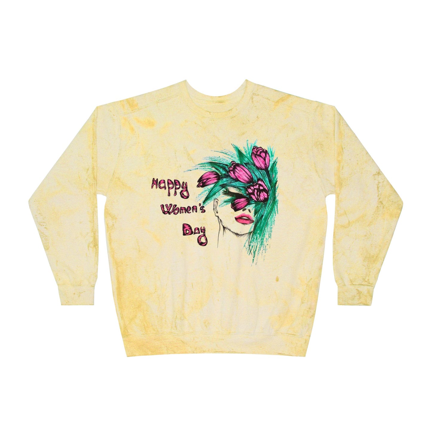 Unisex Color Blast Crewneck Sweatshirt