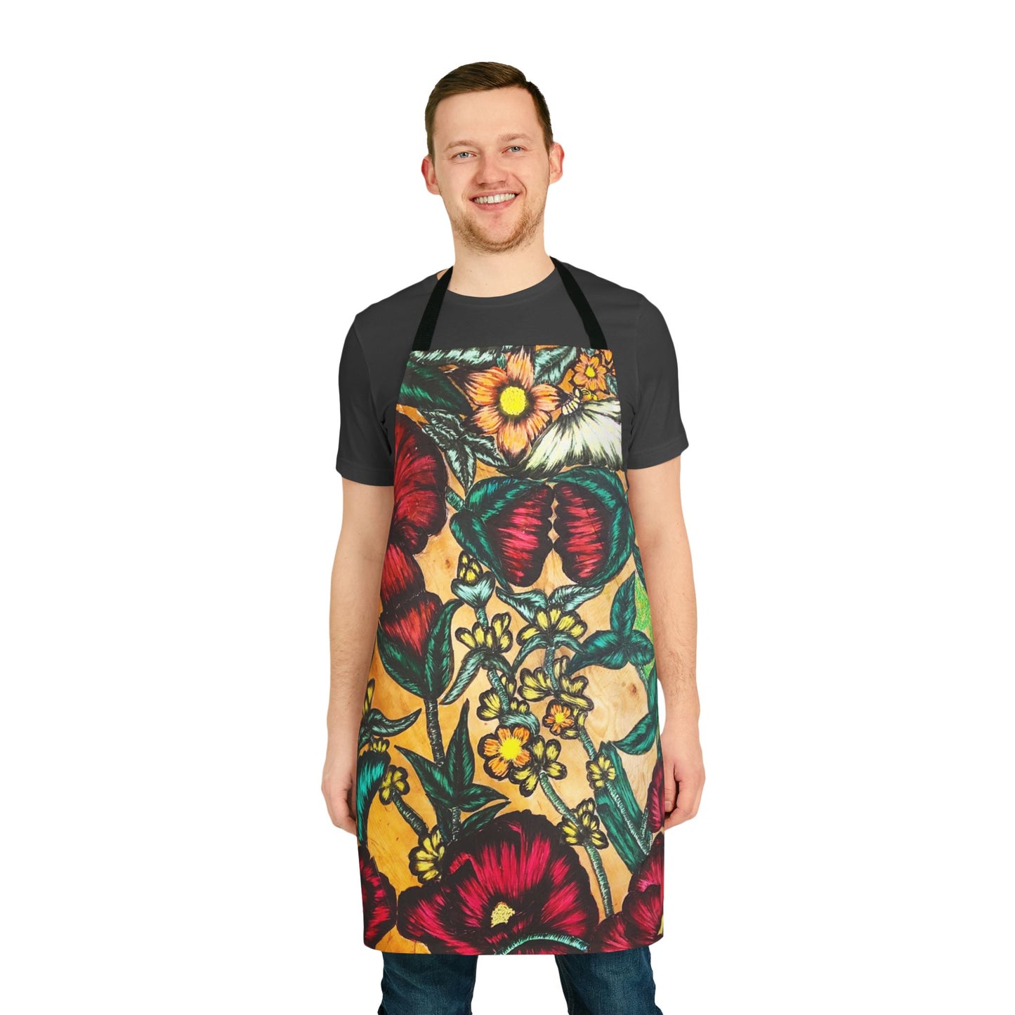 Apron, 5-Color Straps (AOP)