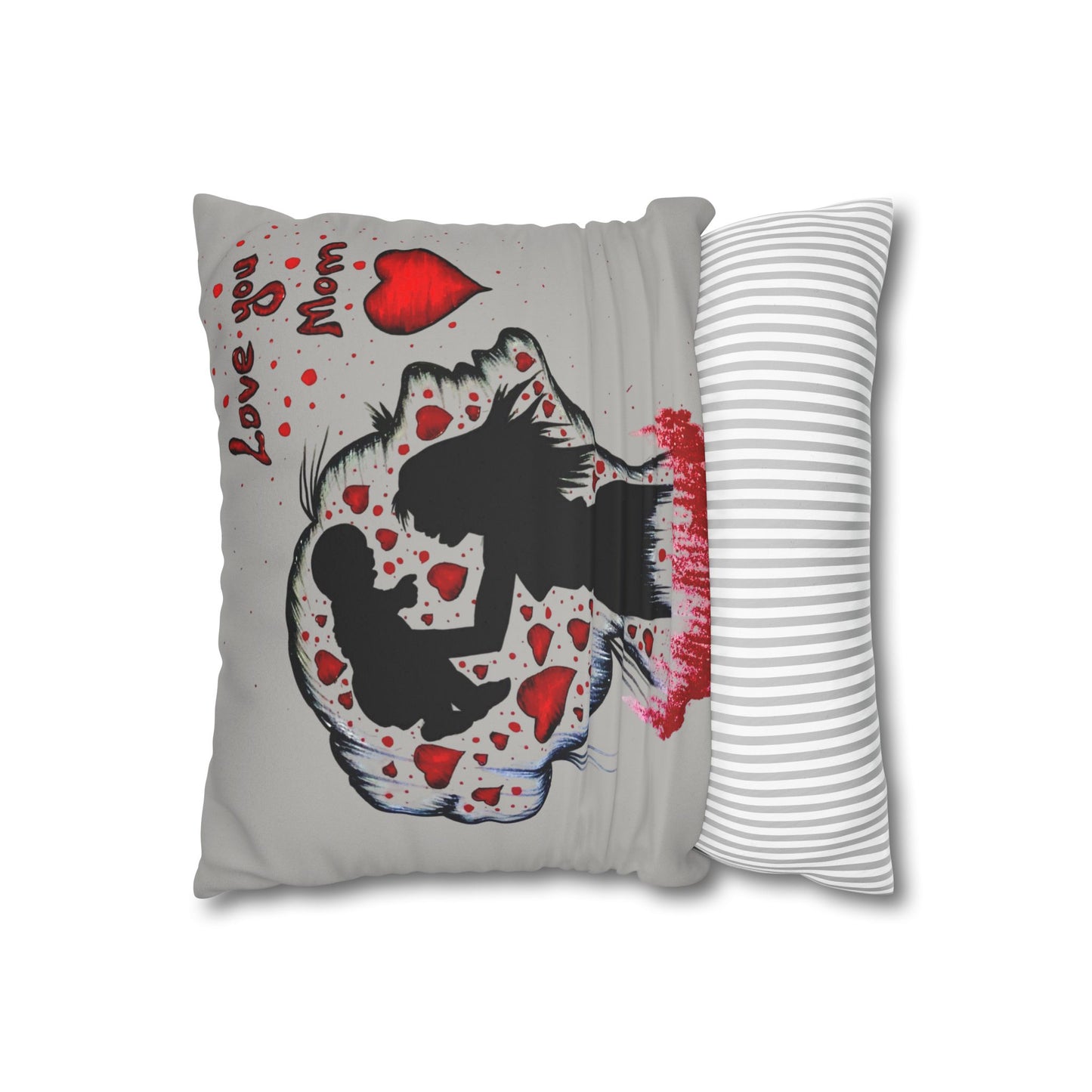 Faux Suede Square Pillowcase