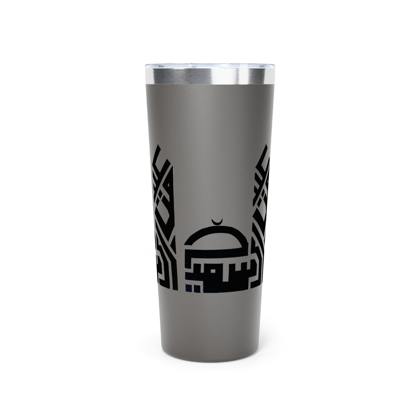 Inspirational Copper Vacuum Insulated Tumbler - 22oz | Stylish Black and White Design for Everyday Use