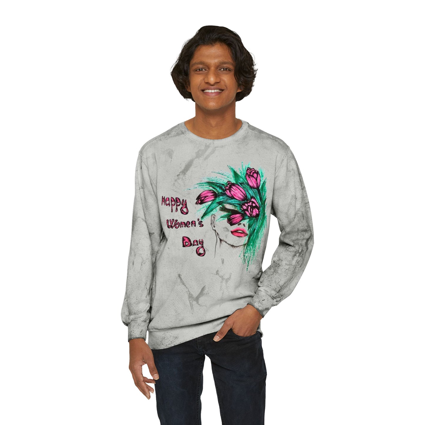 Unisex Color Blast Crewneck Sweatshirt